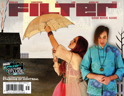 of Montreal on the Cover of FILTER'S Good Music Guide
