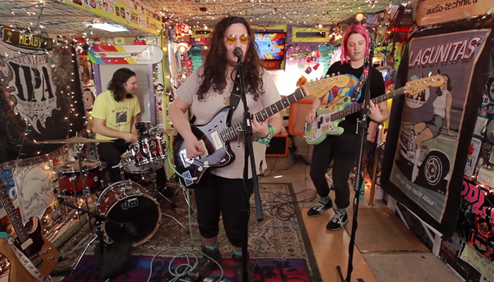 Watch Palehound's live Jam in the Van session